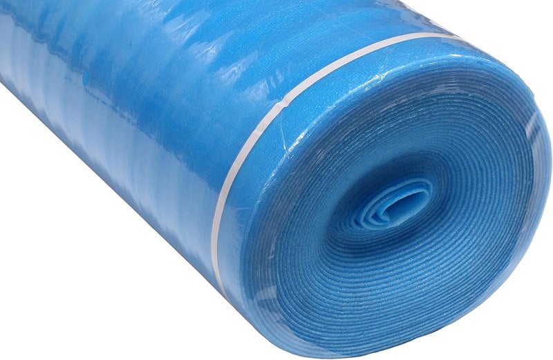 AMERIQUE 400SQFT AMERIQUE 2MM Premium Flooring Padding 3in1 Heavy Duty Foam Blue 200SFRoll Pack of 2 Underlayment with Tape  Vapor Barrier - Image 2