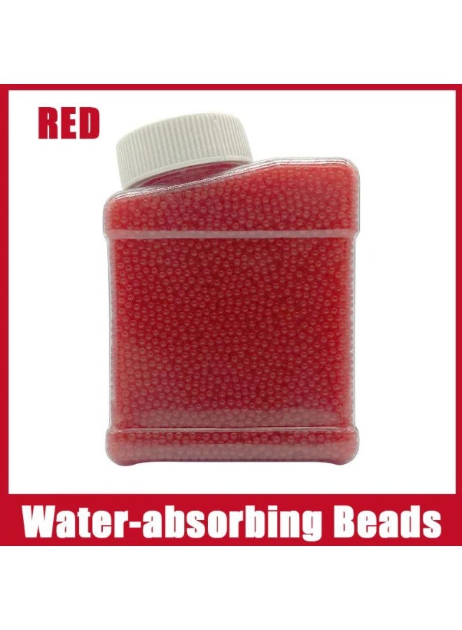 50,000 Pieces Red Transparent Gel Water Beads – 7–8mm Non-Toxic Hydrogel Beads for Plants, Flowers, Vases & Decoration – Water-Absorbing Beads for Moisture Retention – Long-Lasting Vase Fillers – Color May Vary - Image 1