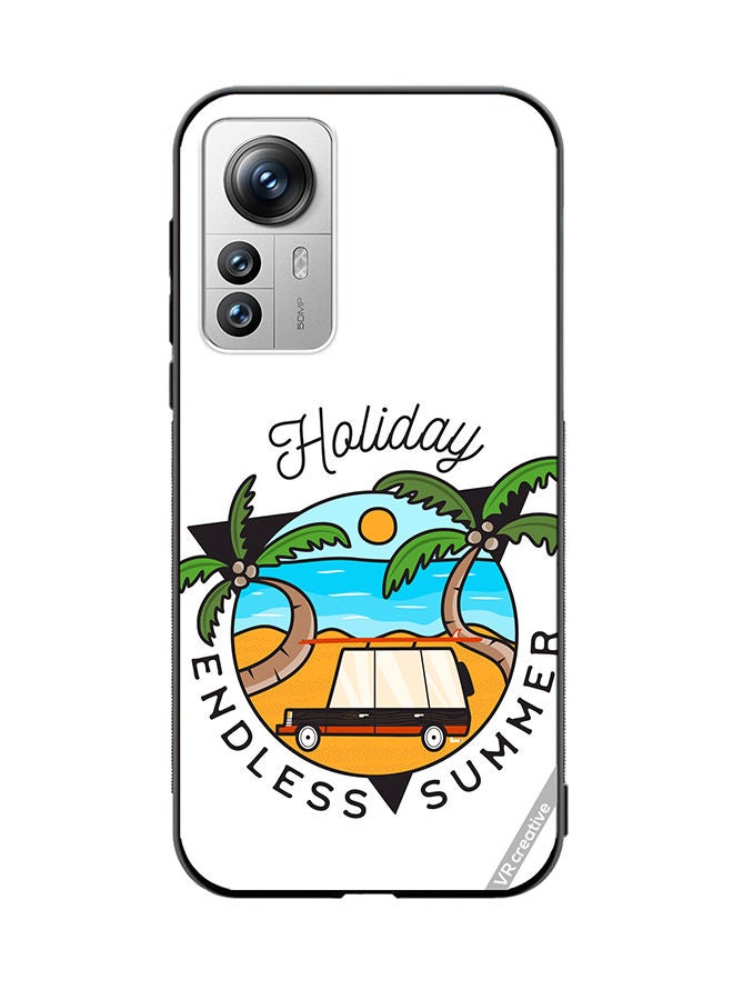 VR CREATIVE Protective Case Cover For Xiaomi 12 Pro Endless Summer Design Multicolour - Image 1
