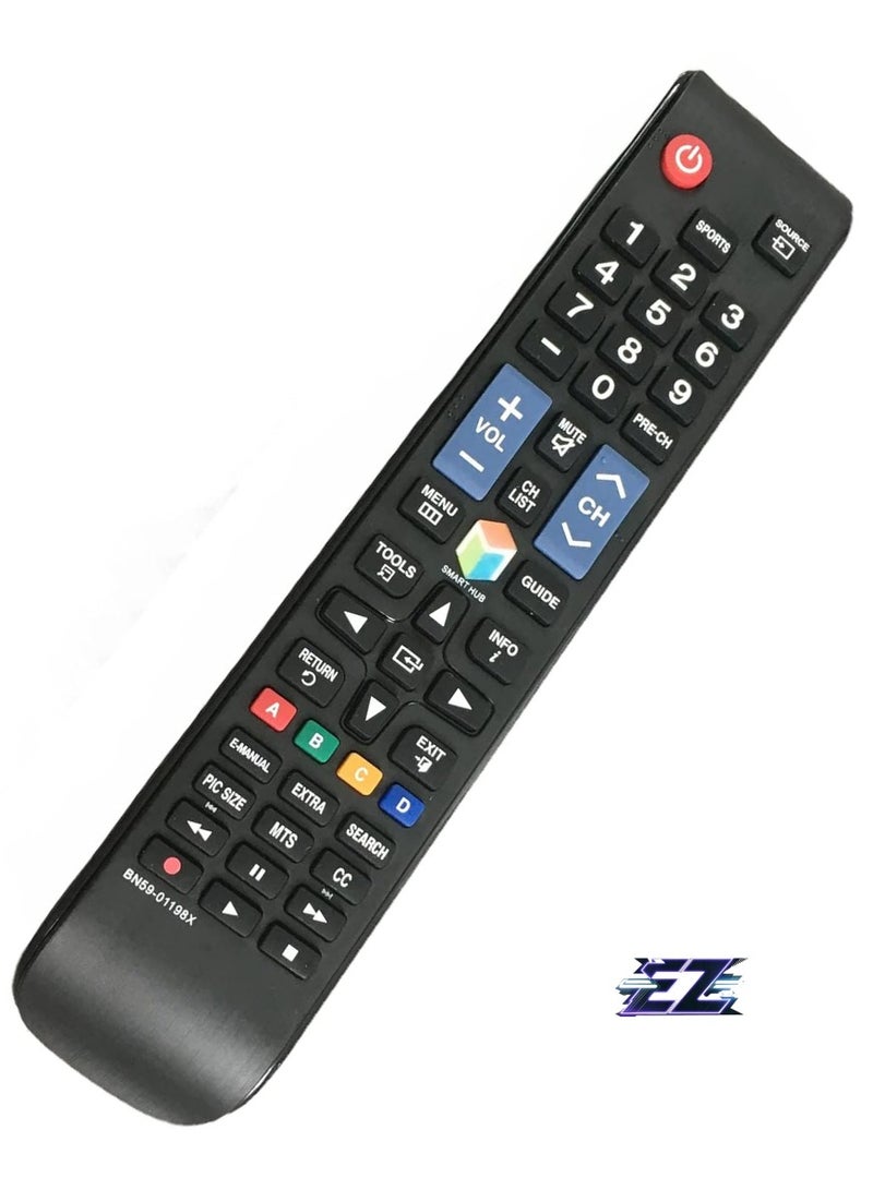 ELTRAZONE "Replacement LCD TV Remote Control BN59-01198X Compatible with Samsung TV UN40JU6500F, UN40JU650DF, UN48JU6500F, UN50JU6401F, UN50JU6500F, UN50JU650DF, UN55JU6500F" - Image 2