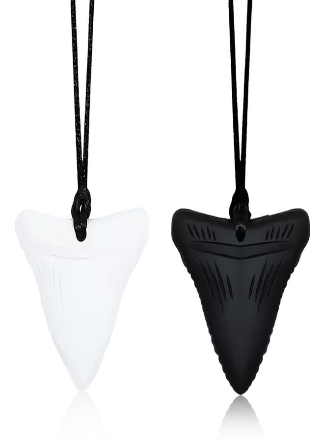 CoolShef قلادتان حسيتان للمضغ من كول شيف | ألعاب حسية من السيليكون للأطفال الذين يعانون من مشاكل المضغ، والتسنين، والتوحد، وفرط النشاط ونقص الانتباه، وحب العض | لعبة مضغ على شكل قلادة تسنين للبالغين لتقليل القلق والتململ - Image 1