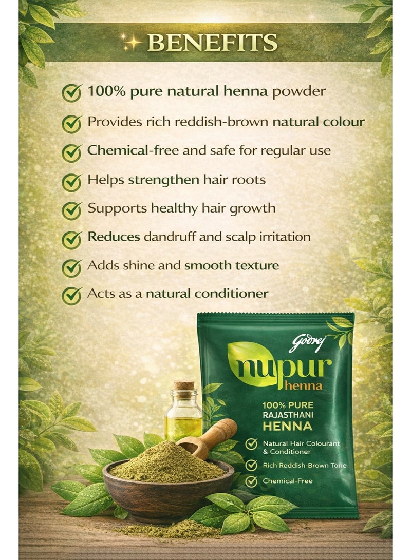 جودريج نوبور حناء 150 جم – حناء طبيعية 100% لتلوين الشعر - Image 3