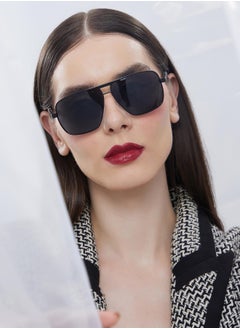 Haute Sauce Polarized Full Rim Aviator Sunglasses For Women  - Image 4