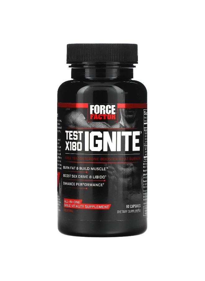 Force Factor Force Factor, Test X180 Ignite®, 60 Capsules  - Image 3