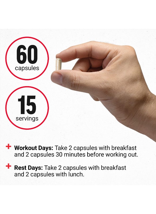 Force Factor Force Factor, Test X180 Ignite®, 60 Capsules  - Image 4