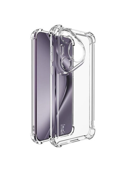جراب هاتف مقاوم للصدمات من سلسلة IMAK UX-4 رباعي الزوايا لهاتف Huawei 70 Pro / Pura 70 Pro+ (شفاف)