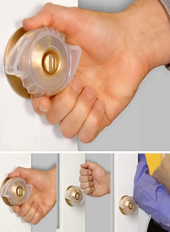 Ximimark 4pcs Door Knob Cover Grips Non Slip Arthritis & Senior Living Aids Grippy Easy Open Decorative Cover Grips Home Improvement - Image 2