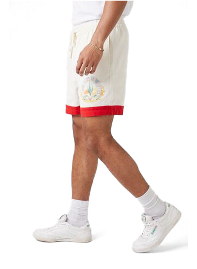 FOREVER 21 Desert Graphic Drawstring Shorts  - Image 3