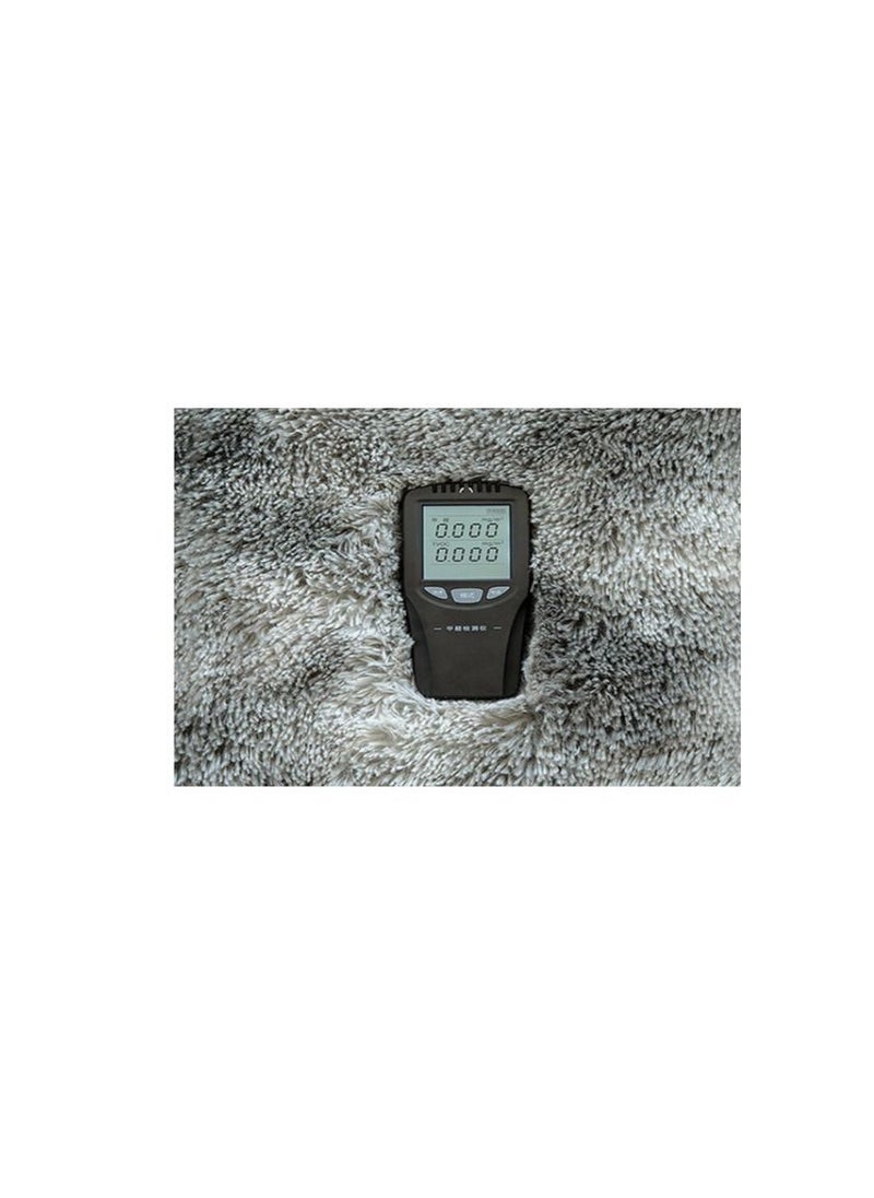 Modern Wool Fluffy Rectangle Floor Mat with Anti-Slip High-Pile Bottom and Upgraded Foam (120×160 CM)