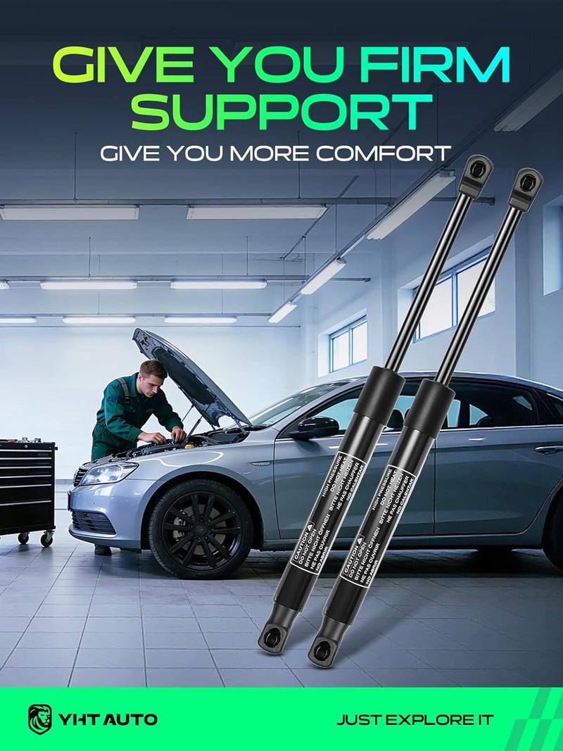 YHTAUTO Set of 2 Front Hood Lift Supports Struts Gas Spring Replacement for 2015-2017 Hyundai Sonata Sedan Market popular practical build - Image 2