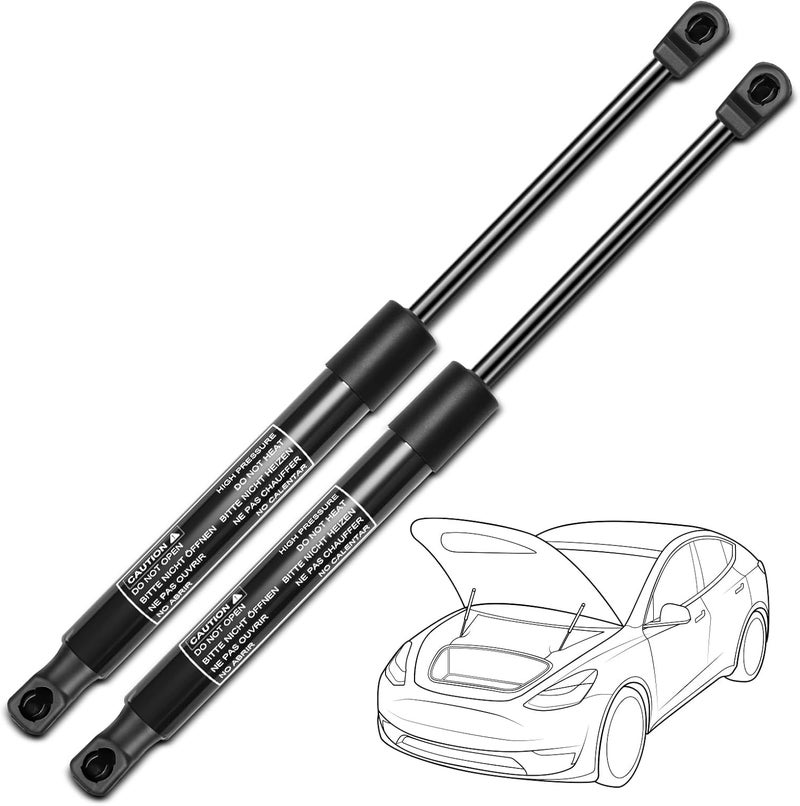 YHTAUTO Set of 2 Front Hood Lift Supports Struts Gas Spring Replacement for 2015-2017 Hyundai Sonata Sedan Market popular practical build - Image 1