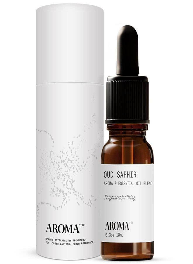 Aromatech Oud Saphir Aroma Essential Oil Blend: Luxury Hotel Inspired Aromatherapy with for Ultrasonic Diffusers & Nebulizers (10 mL) - Image 1