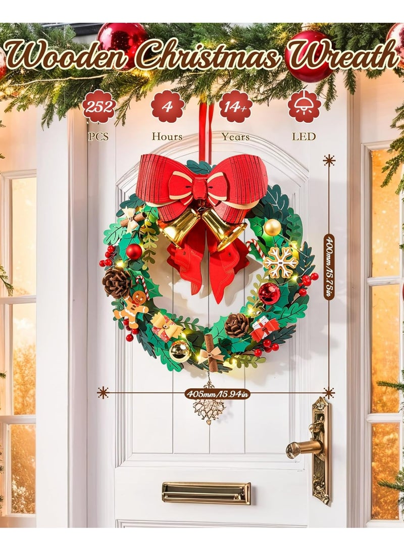 روبوتايم روليف طوق عيد الميلاد خشبي ثلاثي الأبعاد TGL04 - Image 2