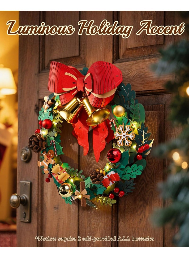 روبوتايم روليف طوق عيد الميلاد خشبي ثلاثي الأبعاد TGL04 - Image 4