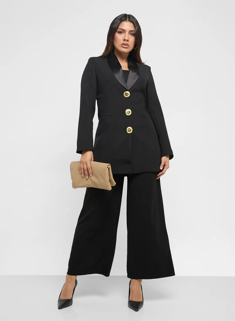 ELLA Blazer With Satin Lapel