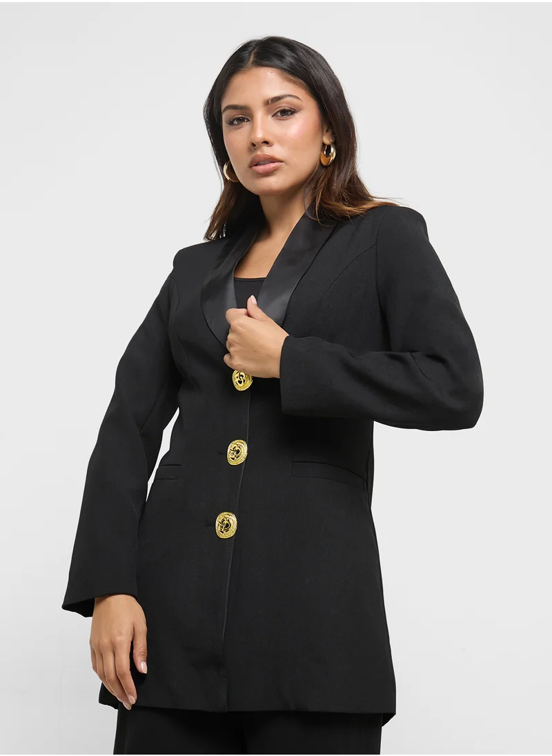 ELLA Blazer With Satin Lapel