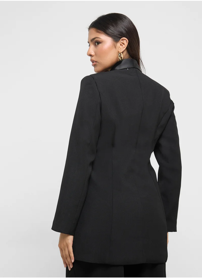 ELLA Blazer With Satin Lapel