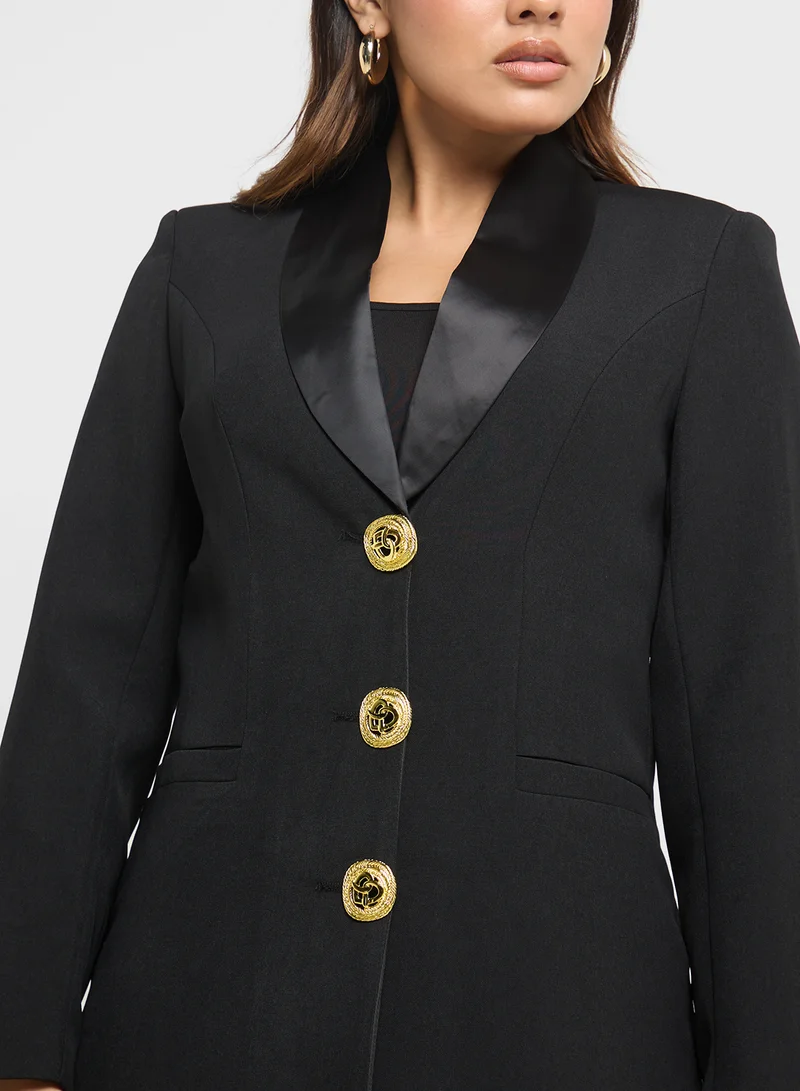 ELLA Blazer With Satin Lapel
