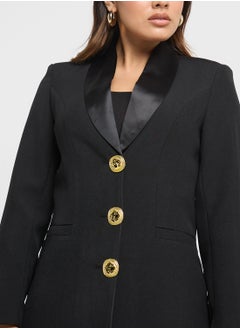 ELLA Blazer With Satin Lapel  - Image 3