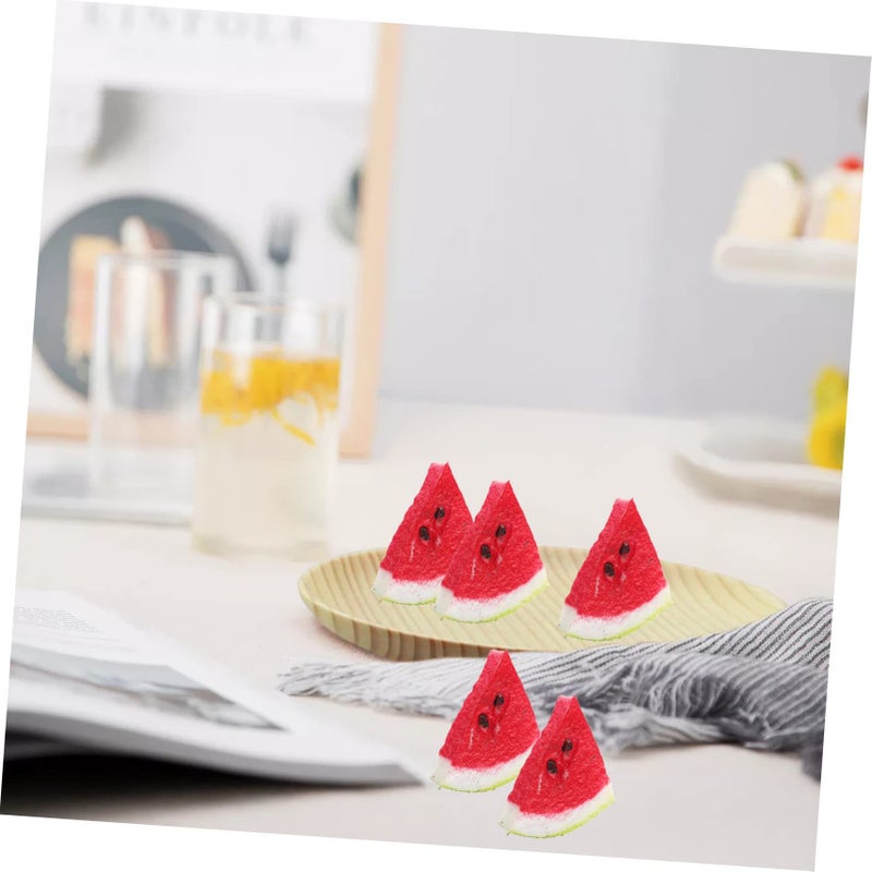12 Pcs Realistic Watermelon Slices Artificial Decorations For Party Wedding - Image 5