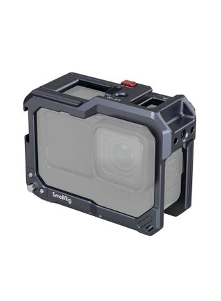 Hero13 / Hero12 / Hero11 / Hero 10 / Hero 9 Black Cage for GoPro, Compatible with the Lens Filter Max Lens on Camera, with 2 Cold Shoe Mount for Microphone and Led Video Light - 3084C - pzsku/Z0A1142EDDA0161FD22FBZ/45/1743604907/c2c8fdfe-c3f3-46e9-9f79-e91632c34a1a