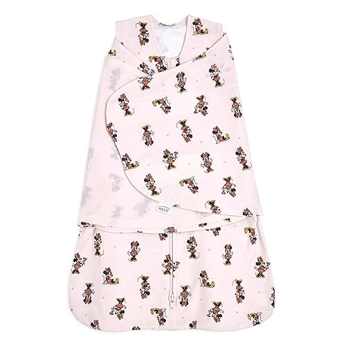 HALO Disney Baby 100 Cotton Sleepsack Swaddle 3Way Adjustable Wearable Blanket TOG 15 Minnie Fun Newborn 03 Months - Image 1
