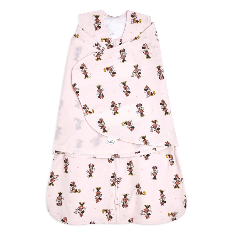 HALO Disney Baby 100 Cotton Sleepsack Swaddle 3Way Adjustable Wearable Blanket TOG 15 Minnie Fun Newborn 03 Months - Image 2