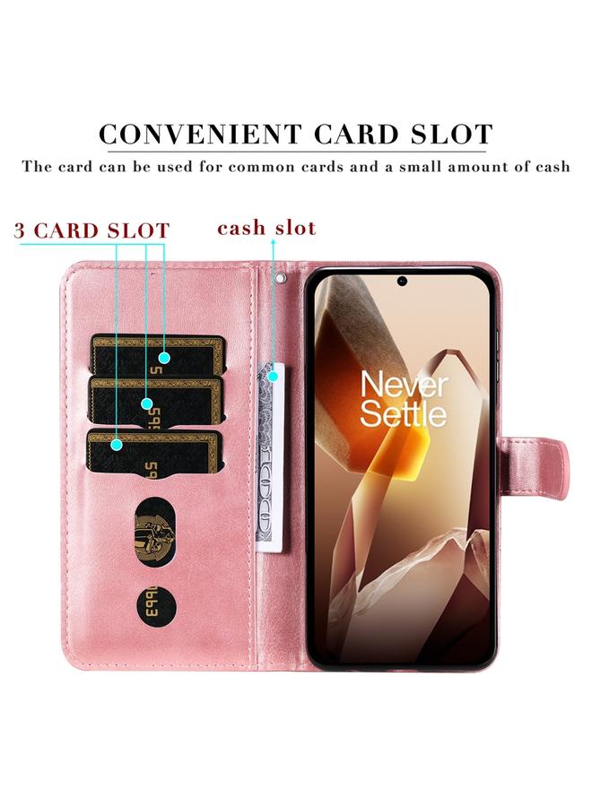 S-TOP Case For OnePlus 13 Fashion Calf Texture Zipper Leather Phone Case - Image 4