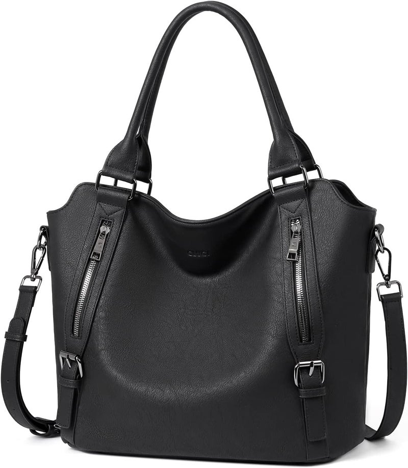 CLUCI Purses for Women, Large Hobo Bags, Multiple Pockets Tote Handbags, Water Repellent Shoulder Bag with Adjustable Strap - Image 1