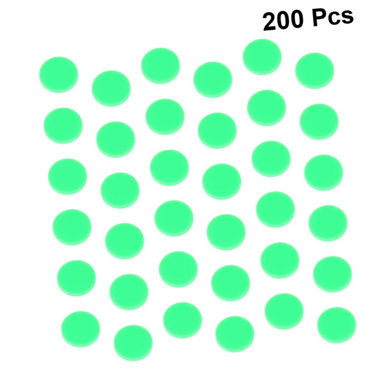 Light Green Plastic Counting Chips for Math Games and Classroom Bingo Activities - Image 3