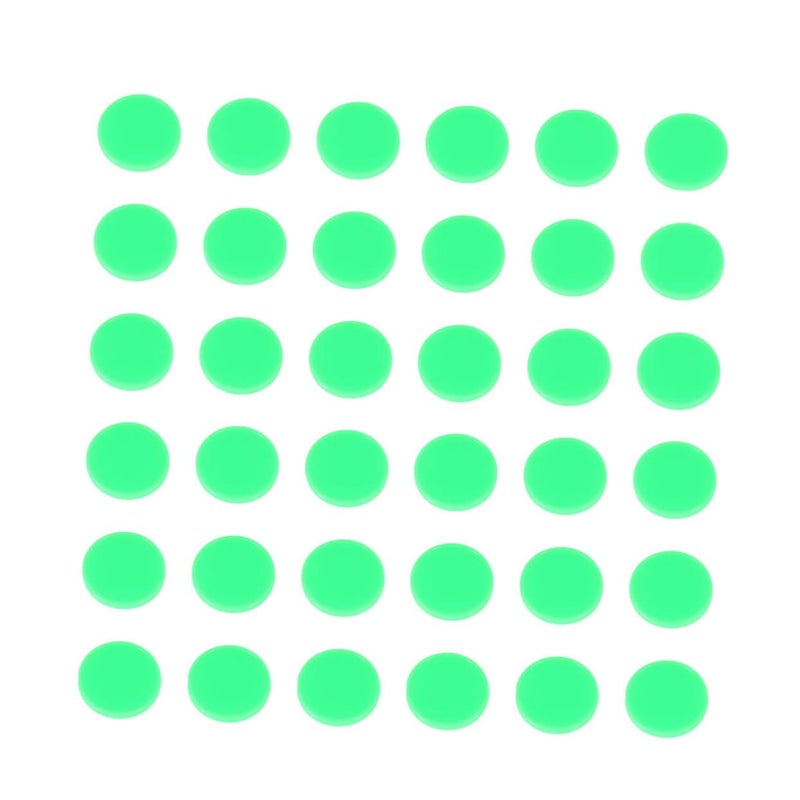 Light Green Plastic Counting Chips for Math Games and Classroom Bingo Activities - Image 2