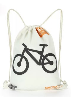 Freegallops Bicycle Club Drawstring Bag Cycling Backpack Outdoor Travel Organizer  - Image 1