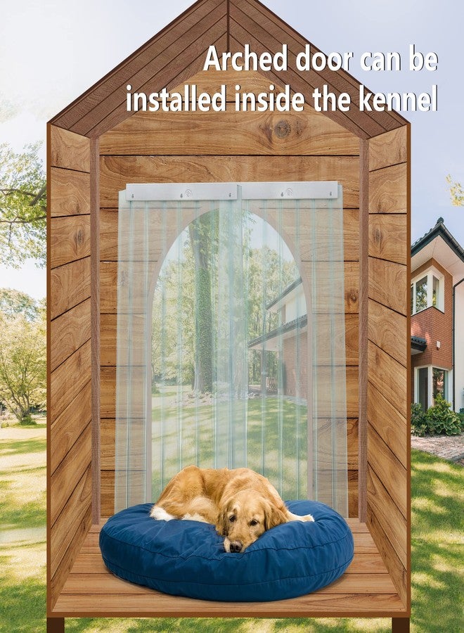 HIDROSIL Dog House Flaps (Only Metal Strips), Plastic Vinyl Door Flaps for DIY Dog House, Doggyhouse or Kennel Door Flap Strips - Image 5