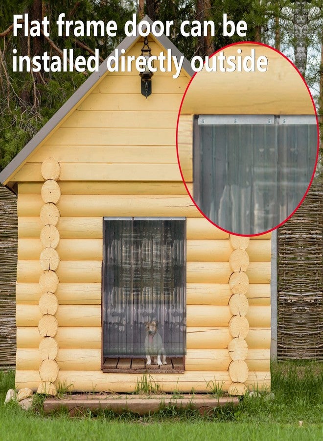 HIDROSIL Dog House Flaps (Only Metal Strips), Plastic Vinyl Door Flaps for DIY Dog House, Doggyhouse or Kennel Door Flap Strips - Image 4