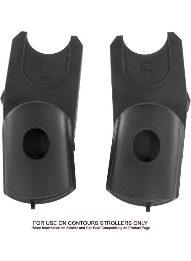 Contours Maxi-Cosi/Nuna Infant Car Seat Adapter - Black, Pack of 1 - Image 1