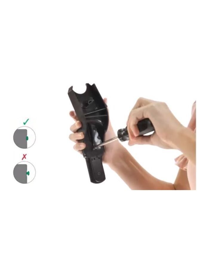 Contours Maxi-Cosi/Nuna Infant Car Seat Adapter - Black, Pack of 1 - Image 4
