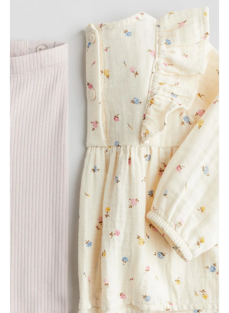 اتش اند ام 2-piece blouse and leggings set