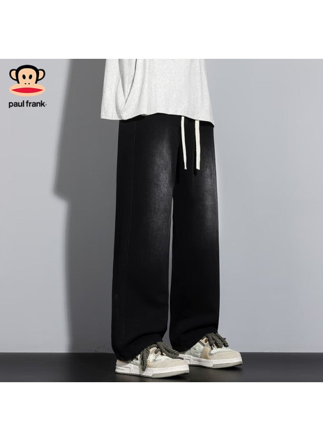 Paul Frank Jeans For Men, Spring And Autumn Casual Straight-leg Pants, Trendy American-style Denim Jeans, Size S, Vintage Blue - Image 2