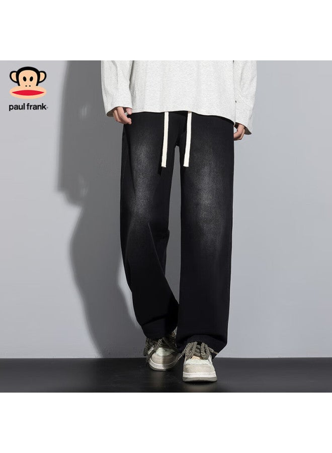 Paul Frank Jeans For Men, Spring And Autumn Casual Straight-leg Pants, Trendy American-style Denim Jeans, Size S, Vintage Blue - Image 4