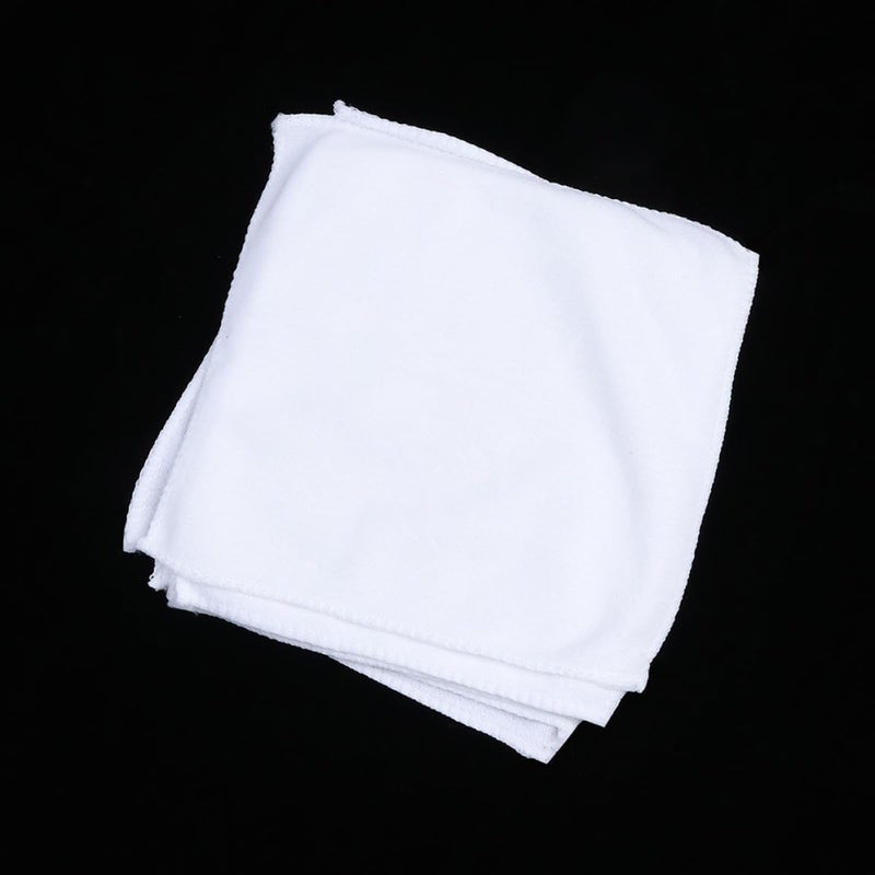 Abaodam 10pcs White Microfiber Beauty Towels 30x30cm Pedicure Spa Towels Highly Absorbent Soft Washcloths for Bathroom Hotel and Travel Use - Image 5