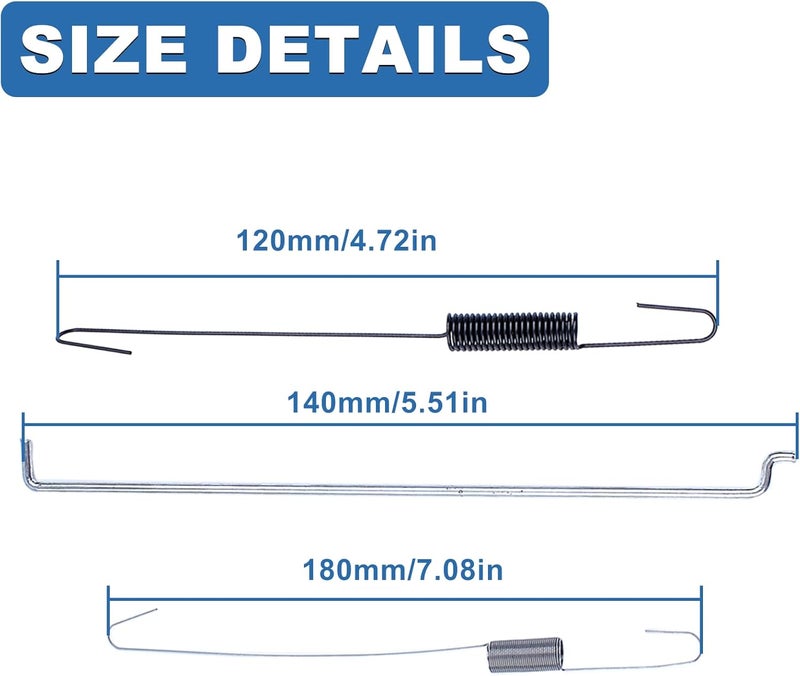 AUMEL Governor Gear Arm Rod Spring Assembly for Honda GX140 GX160 GX200 5.5HP 6.5HP 168F Motor Engine 16510-ZE1-000, 16555-883-010, 16561-ZE1-020 - Image 4