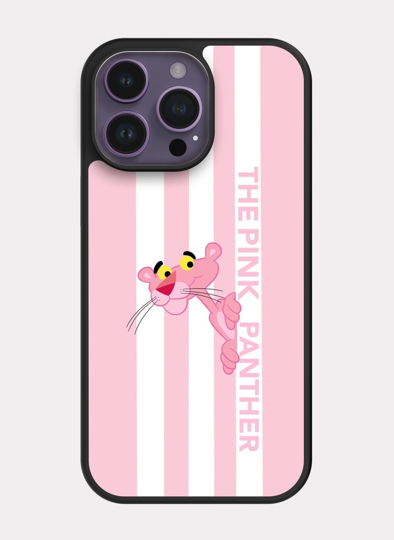 بكسلات كفر ايفون 14 برو ماكس النمر الوردي - Image 1