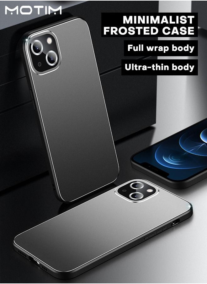 Motim Metal Case for iPhone 14/14 Plus Ultra Slim Phone Case Soft TPU Airbag Shockproof Protective Anti-Scratch Cover  - Image 1