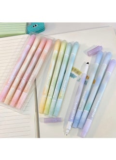 Kawaii Orange Neon Vision Pastel Highlighter Pen Set of 12  - Image 1