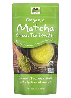 now Real Tea Organic Matcha Green Tea Powder 3 oz (85 g) 