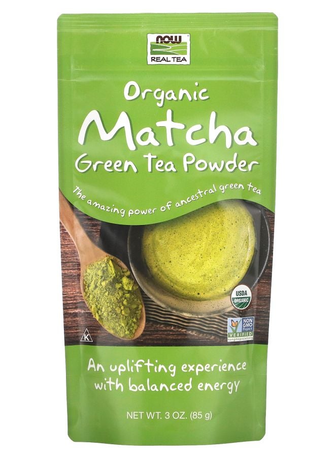 now Real Tea Organic Matcha Green Tea Powder 3 oz (85 g)