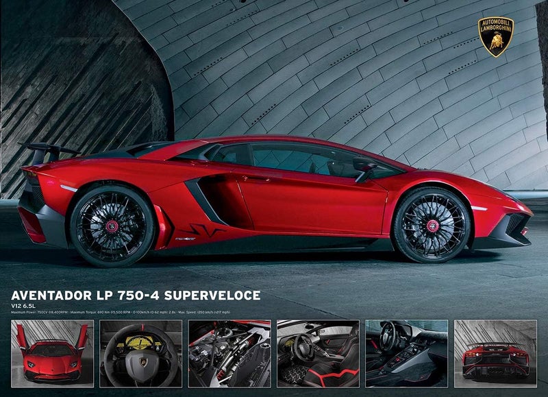 EuroGraphics Lamborghini Aventador 750 4 SV Puzzle 1000 Piece - Image 3
