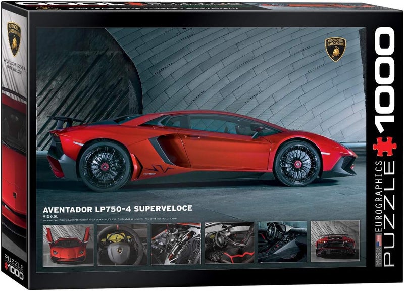 EuroGraphics Lamborghini Aventador 750 4 SV Puzzle 1000 Piece - Image 1