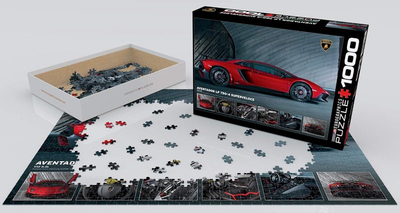 EuroGraphics Lamborghini Aventador 750 4 SV Puzzle 1000 Piece - Image 4