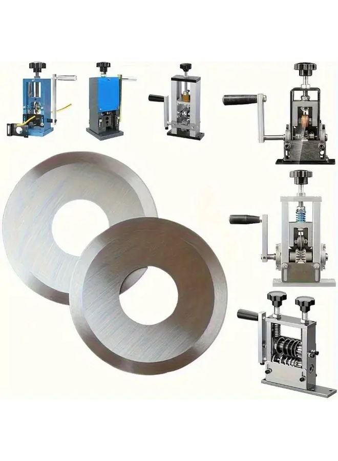 3pcs High Carbon Steel Wire Stripper Blade Hand Drill Compatible Manual Stripping Tool - Image 3